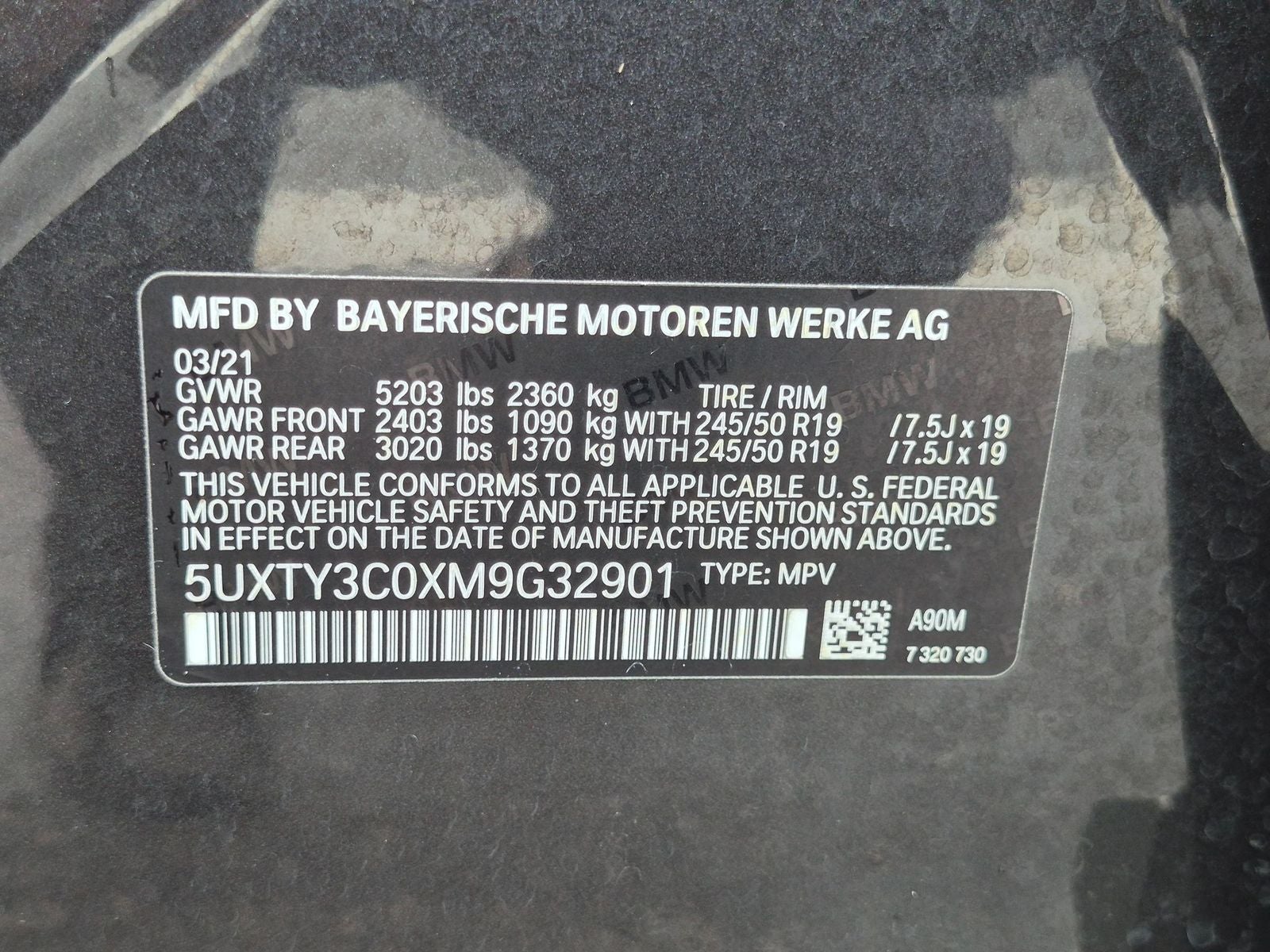 2021 BMW X3 sDrive30i
