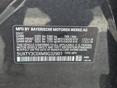 2021 BMW X3 sDrive30i