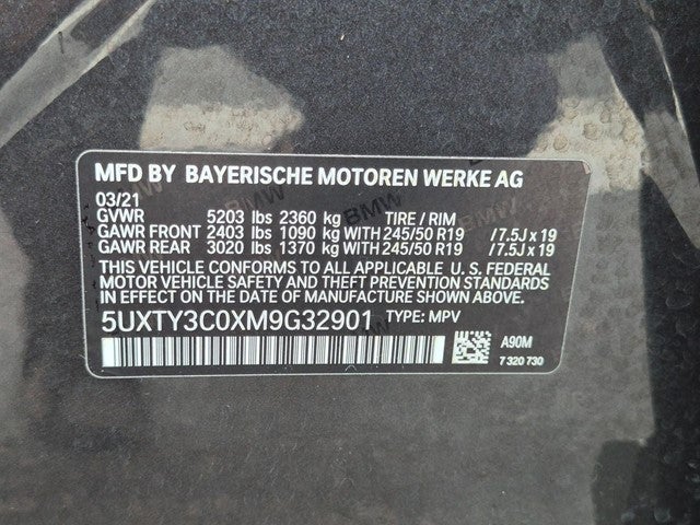 2021 BMW X3 sDrive30i