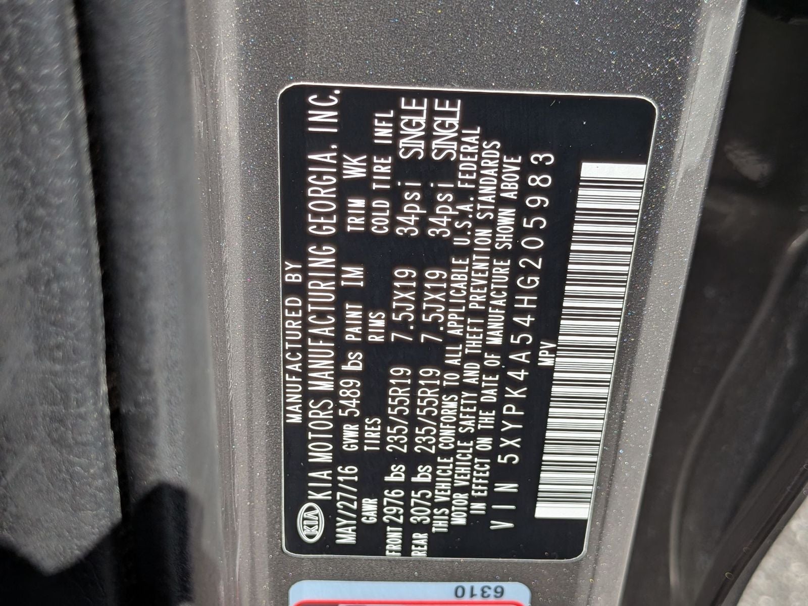 2017 Kia Sorento SX Limited