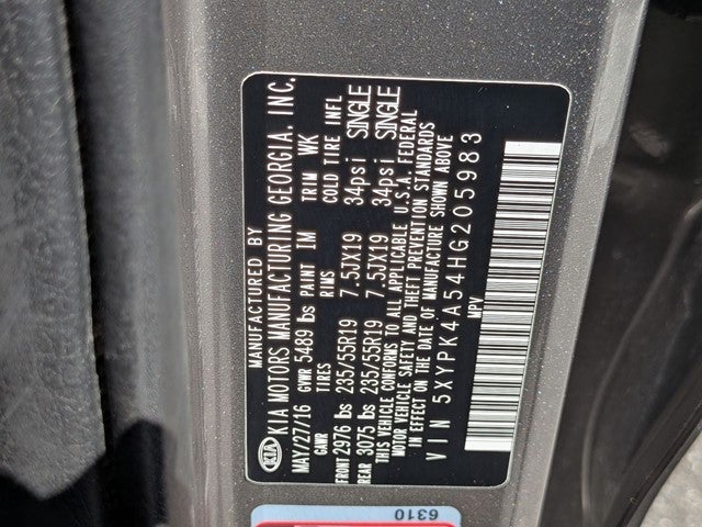 2017 Kia Sorento SX Limited