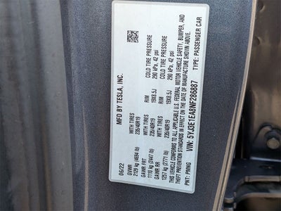 2022 Tesla Model 3 Base