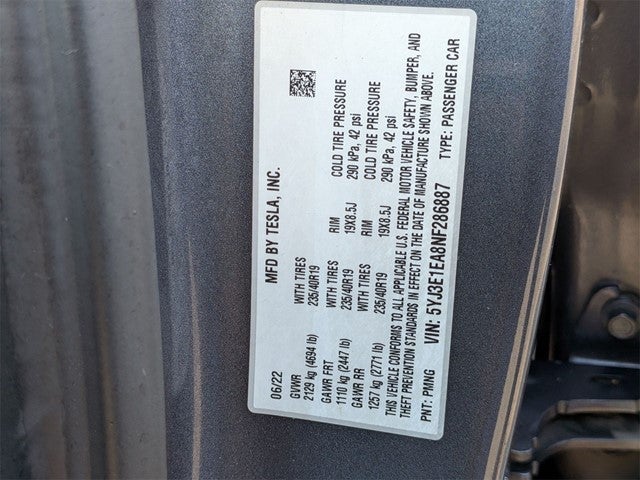 2022 Tesla Model 3 Base