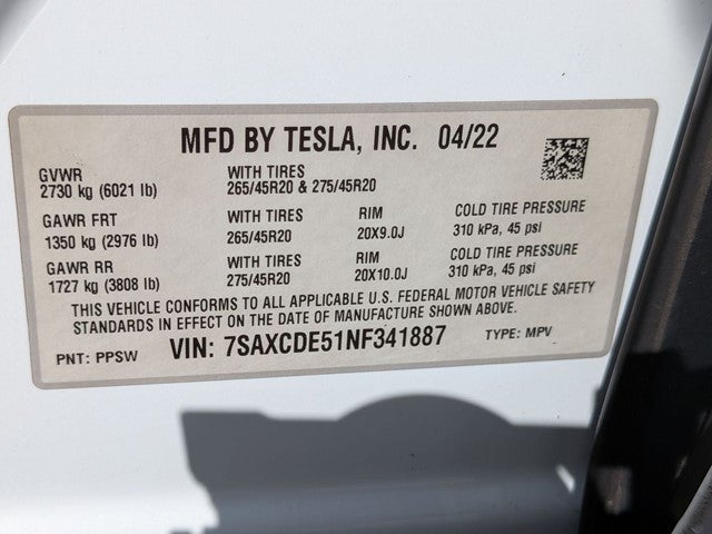 2022 Tesla Model X Base