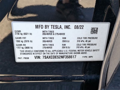 2022 Tesla Model X Base