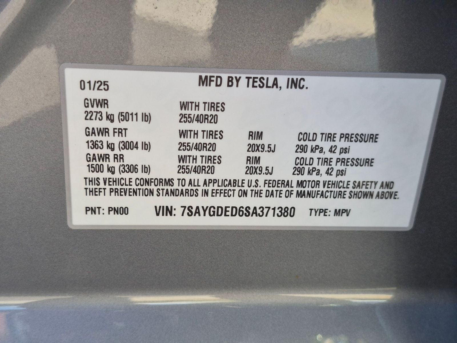 2025 Tesla Model Y Long Range