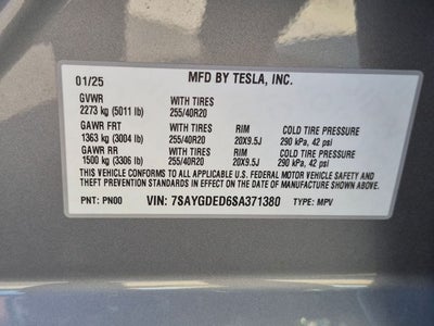 2025 Tesla Model Y Long Range