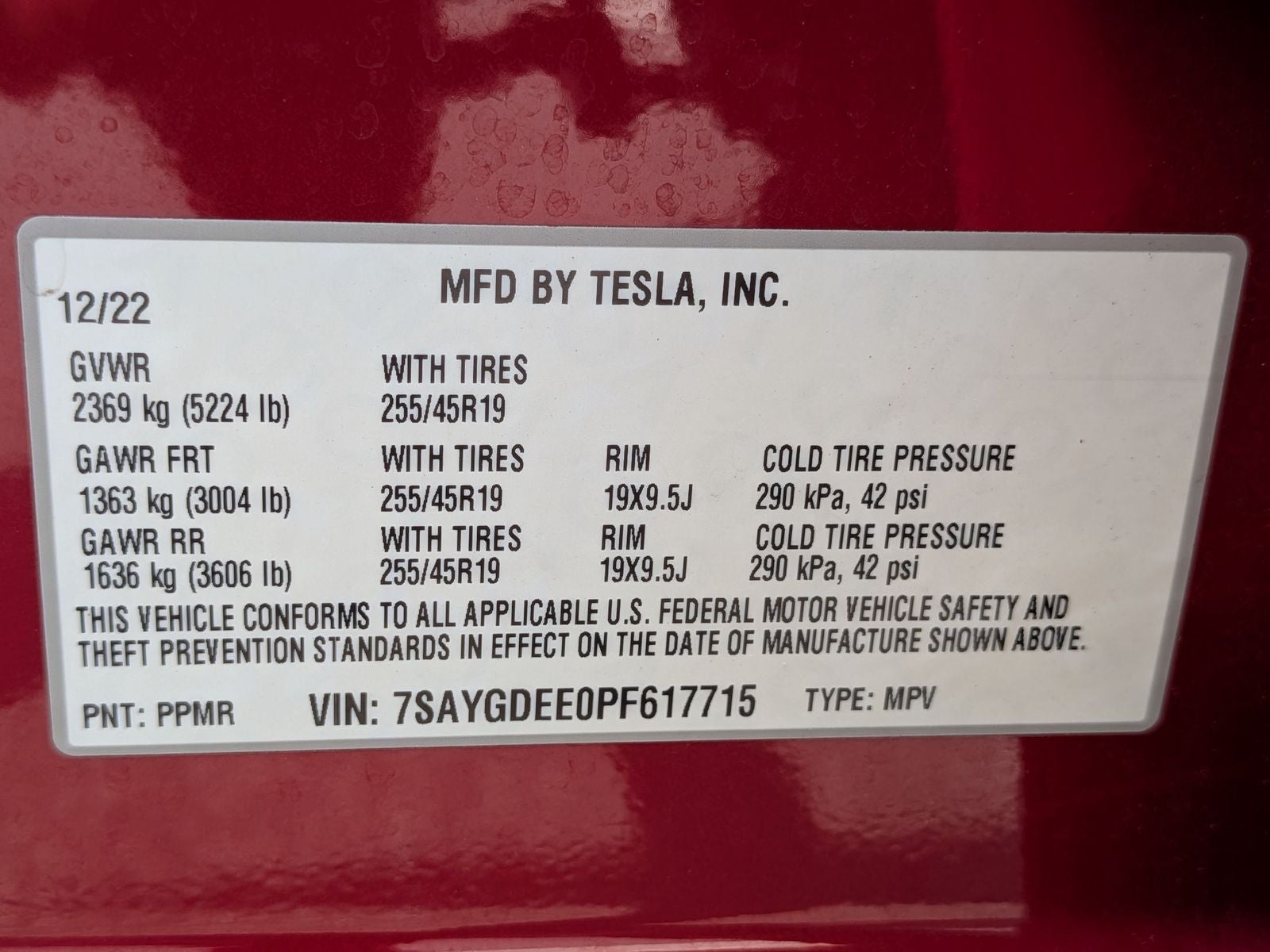 2023 Tesla Model Y Long Range