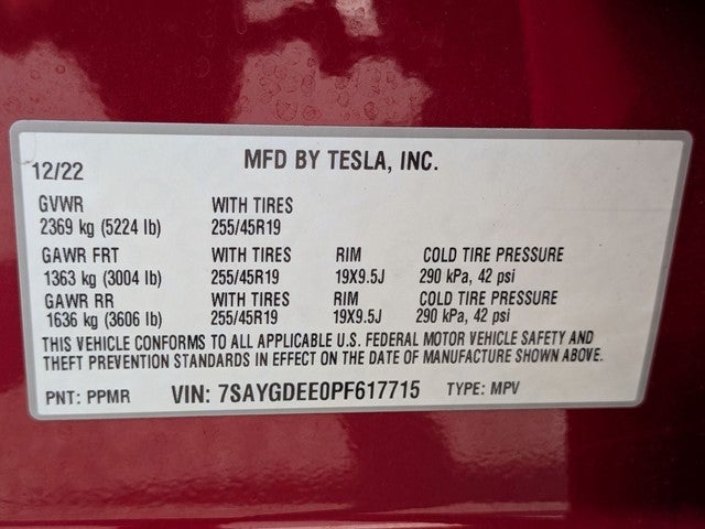 2023 Tesla Model Y Long Range