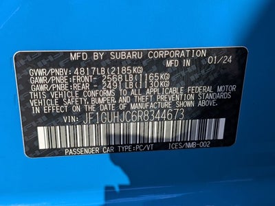 2024 Subaru Impreza 2.5RS
