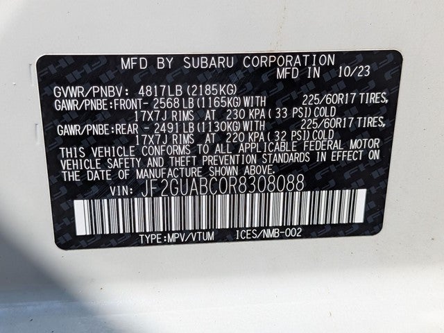 2024 Subaru Crosstrek Base
