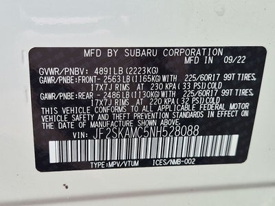 2022 Subaru Forester Wilderness