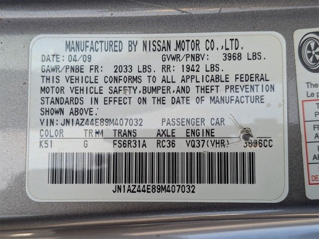 2009 Nissan 370Z Touring