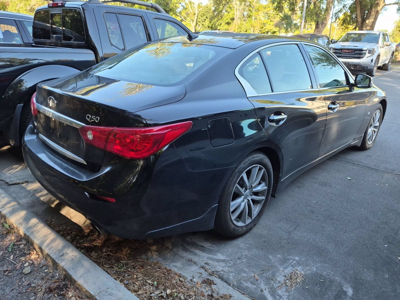 Used 2015 INFINITI Q50 Premium with VIN JN1BV7AR3FM410392 for sale in Wilmington, NC