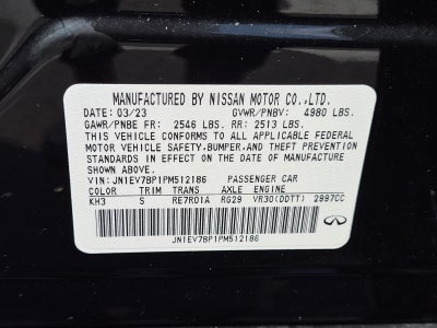 2023 INFINITI Q50 LUXE