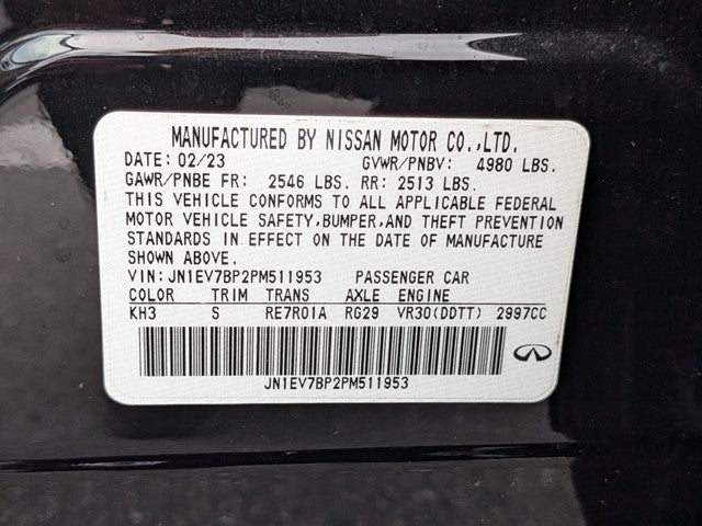 2023 INFINITI Q50 LUXE