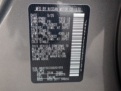 2025 Nissan Armada Platinum Reserve