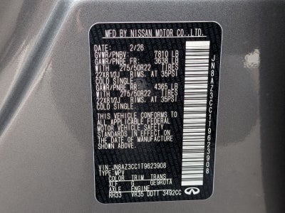 2026 INFINITI QX80 AUTOGRAPH
