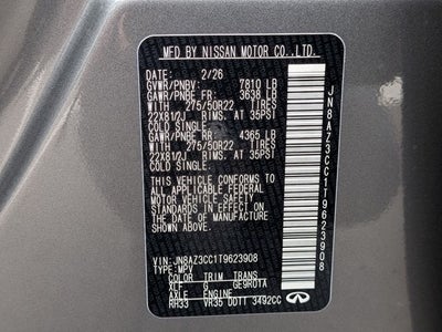 2026 INFINITI QX80 AUTOGRAPH