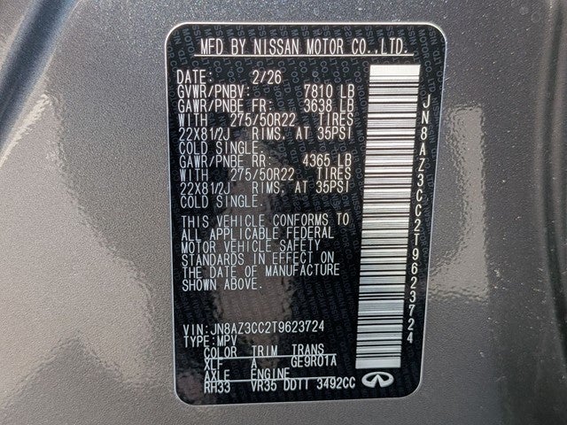 2026 INFINITI QX80 AUTOGRAPH