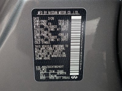 2026 INFINITI QX80 AUTOGRAPH