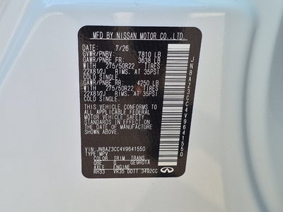 2027 INFINITI QX80 AUTOGRAPH