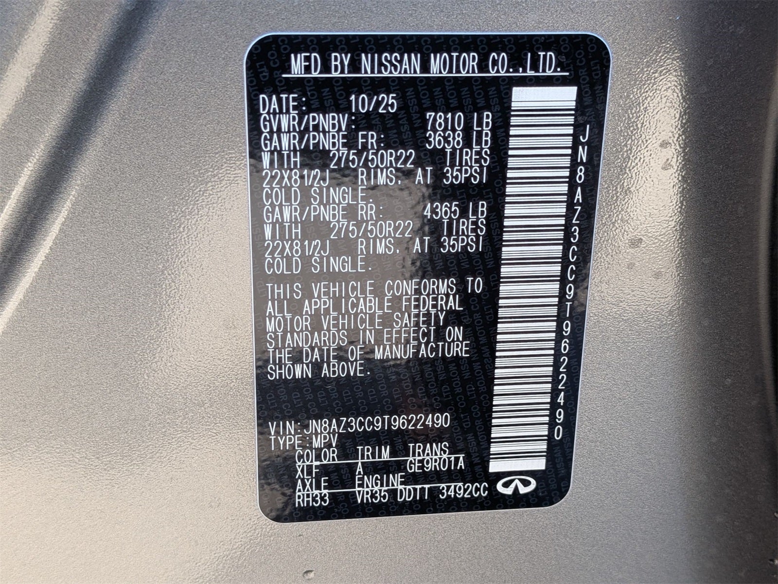 2026 INFINITI QX80 AUTOGRAPH