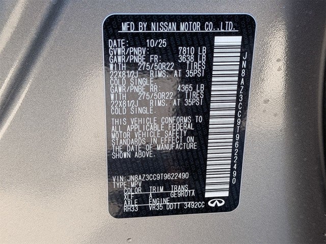 2026 INFINITI QX80 AUTOGRAPH