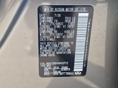 2027 INFINITI QX80 SPORT