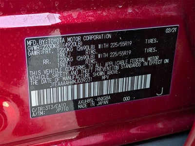 2021 Toyota Venza XLE