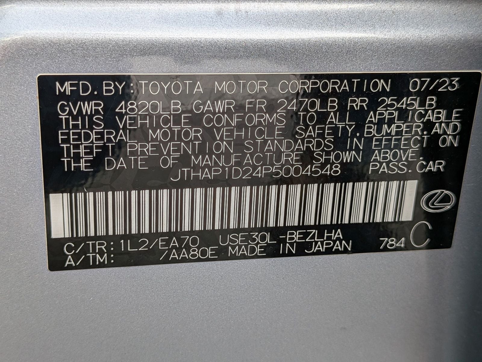 2023 Lexus IS 500 F SPORT Performance Premium