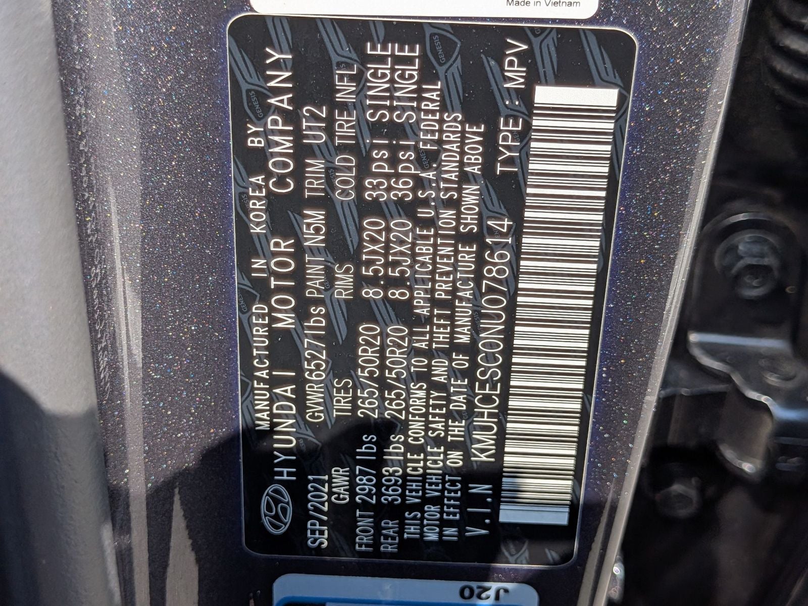 2022 Genesis GV80 3.5T Advanced +