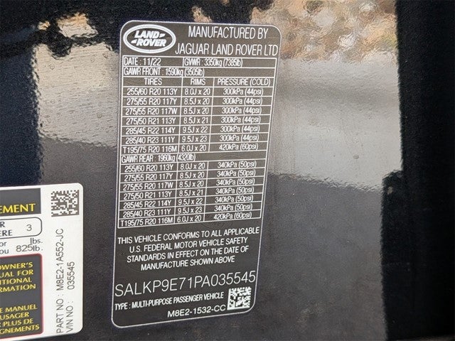 2023 Land Rover Range Rover SE