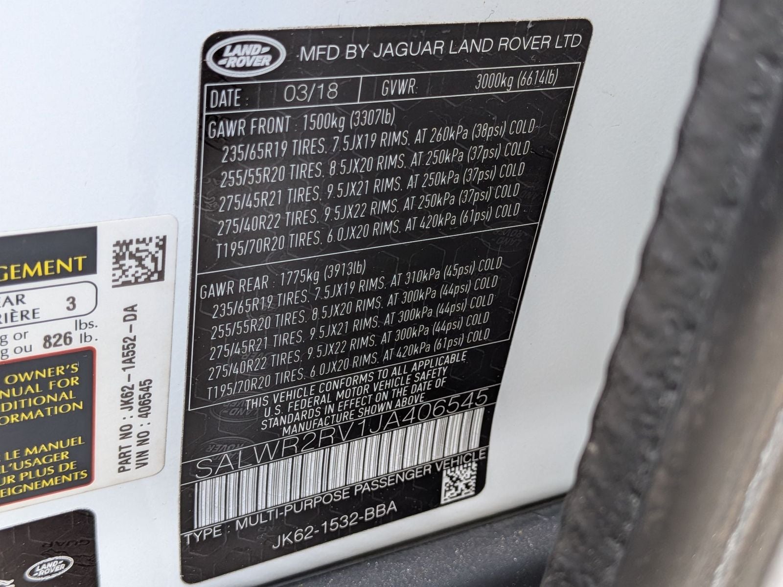 2018 Land Rover Range Rover Sport HSE