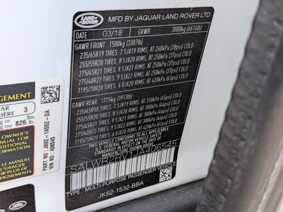 2018 Land Rover Range Rover Sport HSE