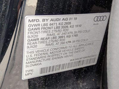 2019 Audi Q8 3.0T Premium quattro