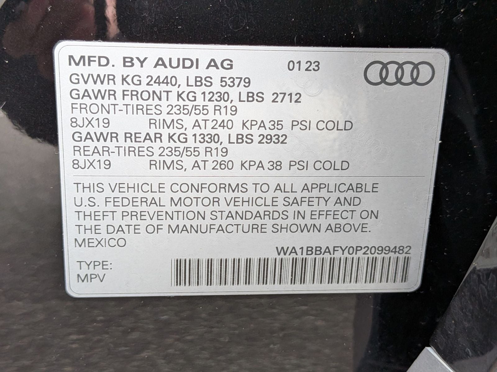 2023 Audi Q5 40 Premium Plus quattro