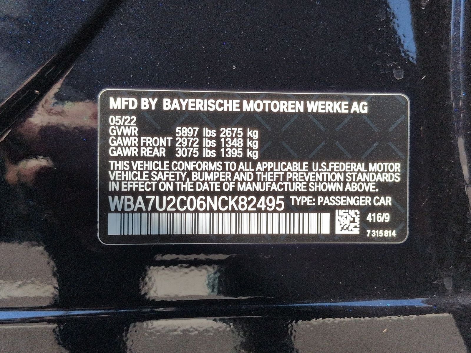 2022 BMW 7 Series 750i xDrive