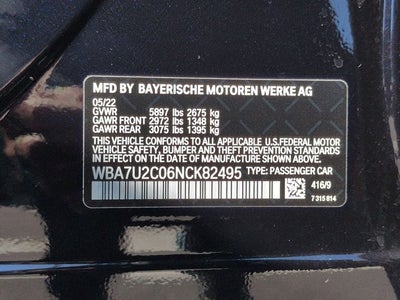 2022 BMW 7 Series 750i xDrive