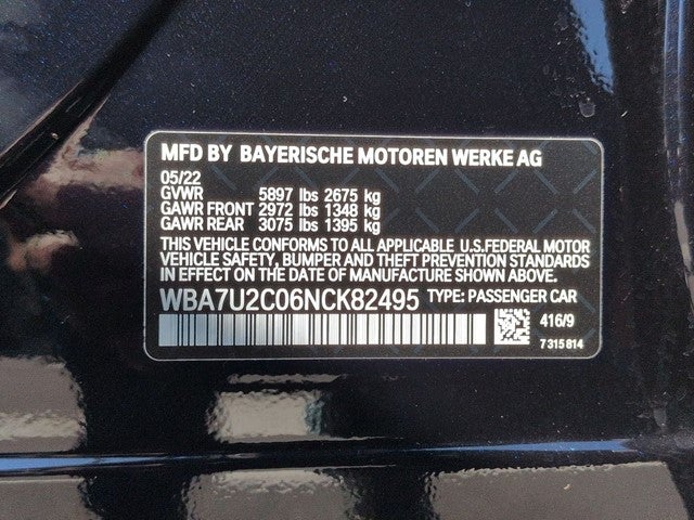 2022 BMW 7 Series 750i xDrive