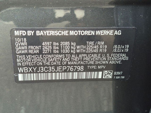 2018 BMW X2 sDrive28i