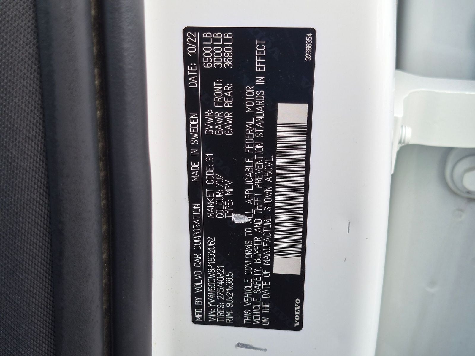 2023 Volvo XC90 Recharge Plug-In Hybrid T8 Plus Dark Theme 7 Passenger
