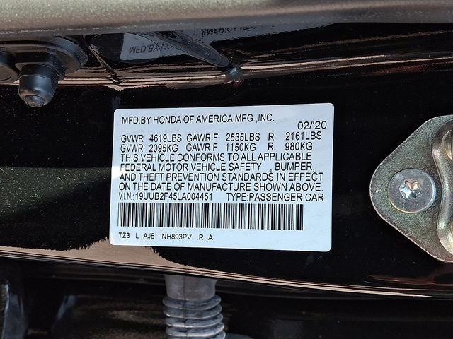 2020 Acura TLX 3.5L Technology Pkg