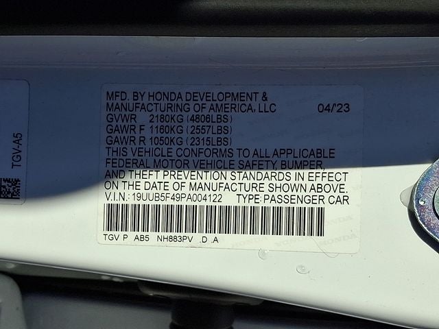 2023 Acura TLX Technology Package