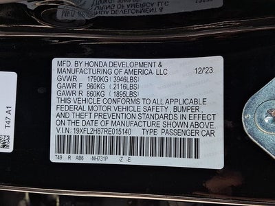 2024 Honda Civic Sport