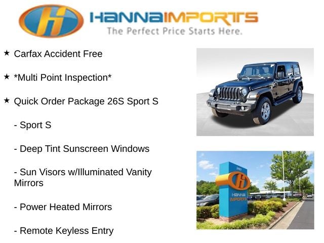 2021 Jeep Wrangler Unlimited Sport S