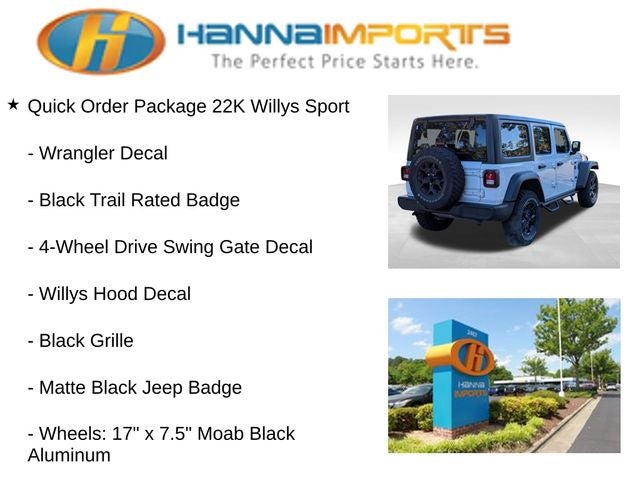 2021 Jeep Wrangler Unlimited Willys