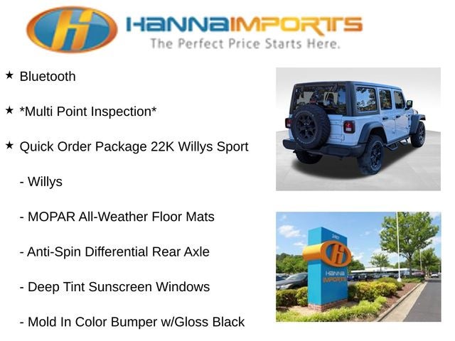 2021 Jeep Wrangler Unlimited Willys