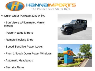 2021 Jeep Wrangler Unlimited Willys