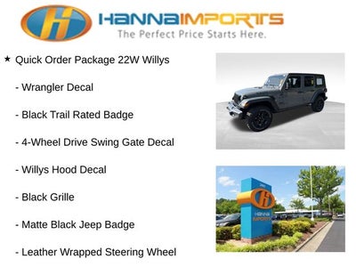 2021 Jeep Wrangler Unlimited Willys